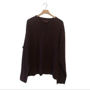 Men’s merona Purple Pull Over sweater XL EUC